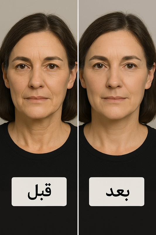 فیلر خط خنده