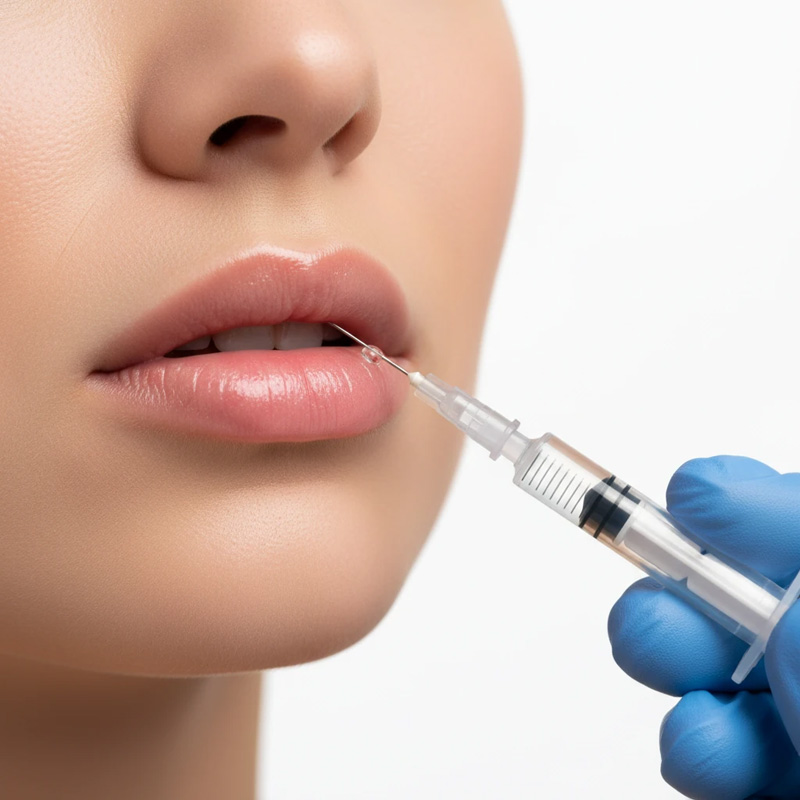 انواع مدل تزریق فیلر لب