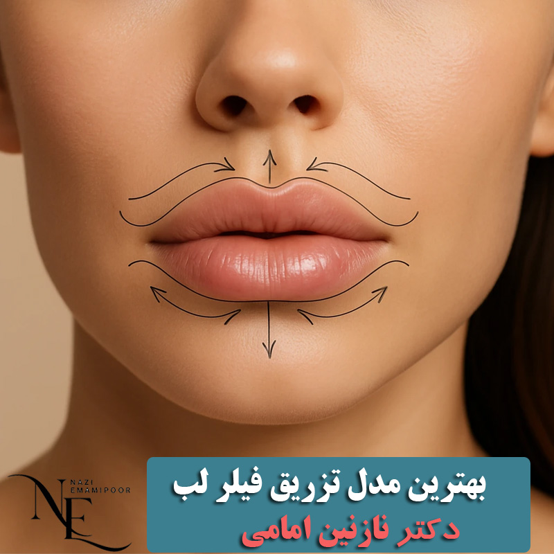بهترین مدل تزریق فیلر لب