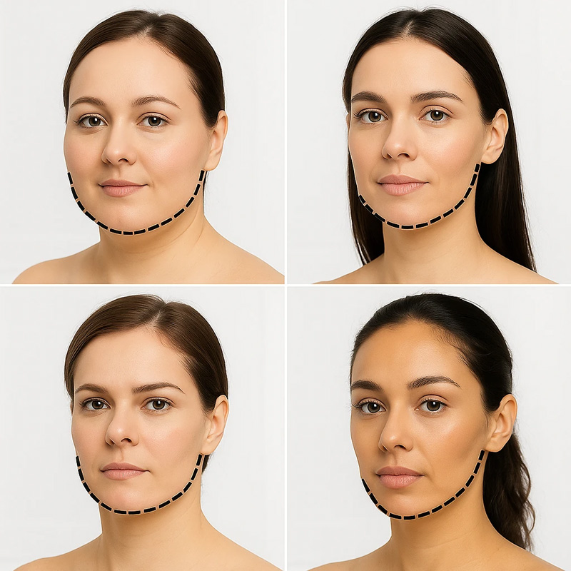 بهترین مدل زاویه سازی فک